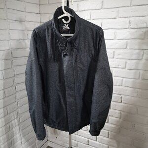 ZeroXposur Men's Size Large Dark Grey Zipper & Velcro Closure Jacket